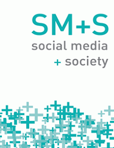 Spcial issue in Social Media & Society (peer-reviewed Journal by SAGE)